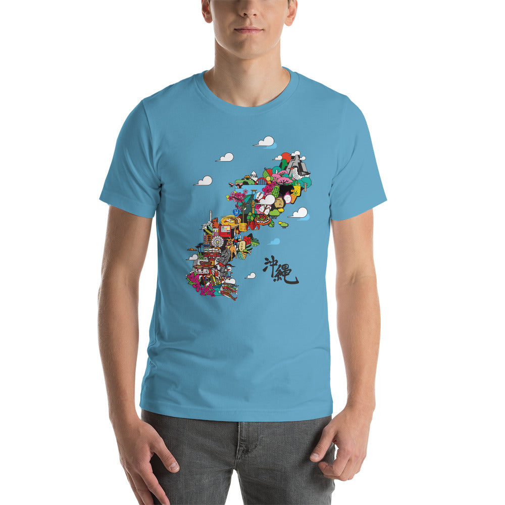 Okinawa Story Map 2022 Edition Unisex Tee