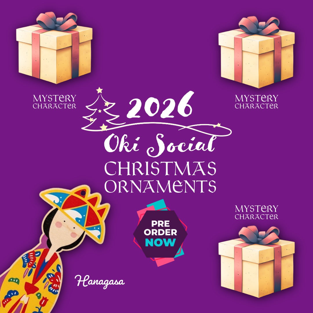 2026 Oki Social Christmas Ornaments Set – Limited Edition Pre-order (Japan Only)