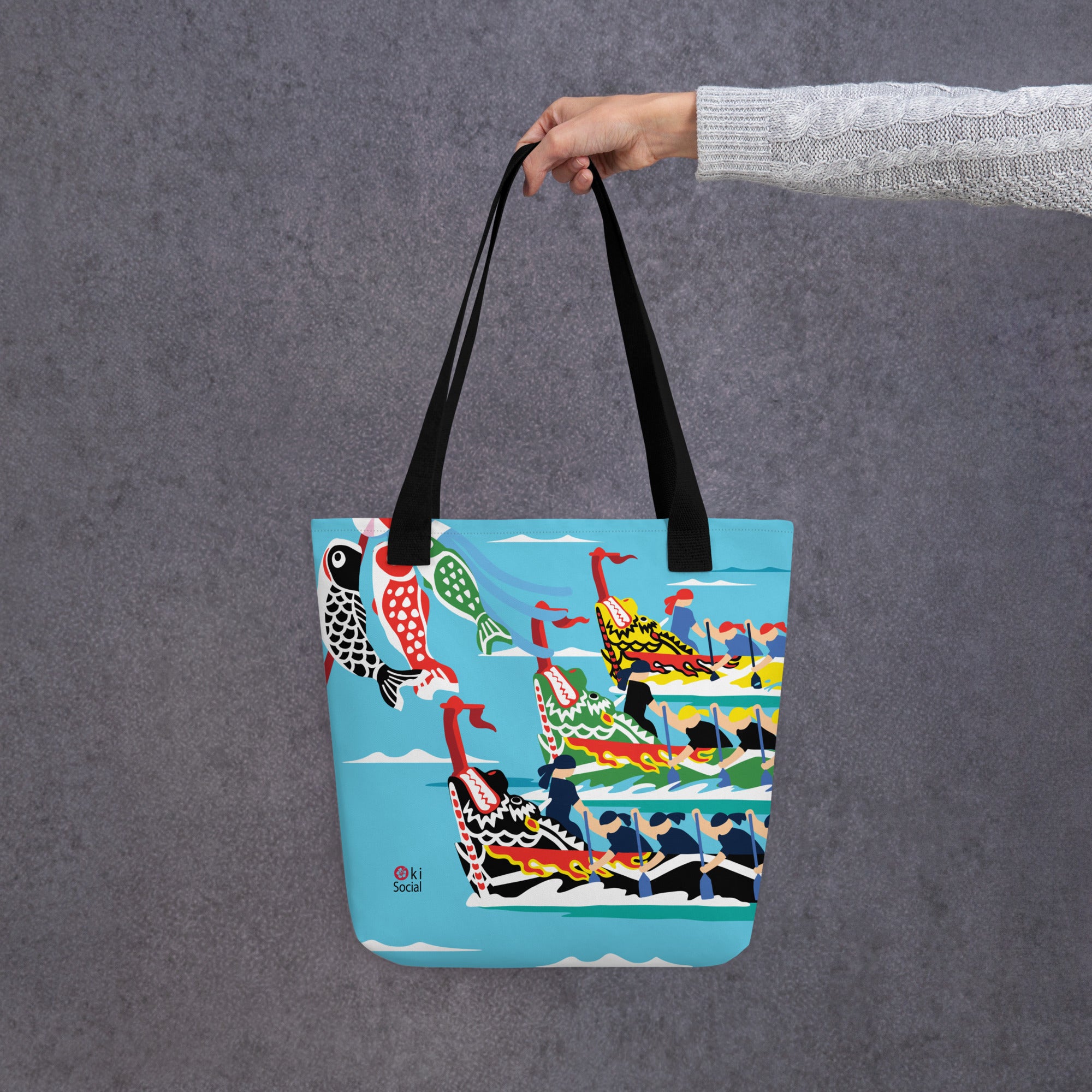 Okinawa Dragon Boat (Hari) Festival All Over Print Eco-Bag