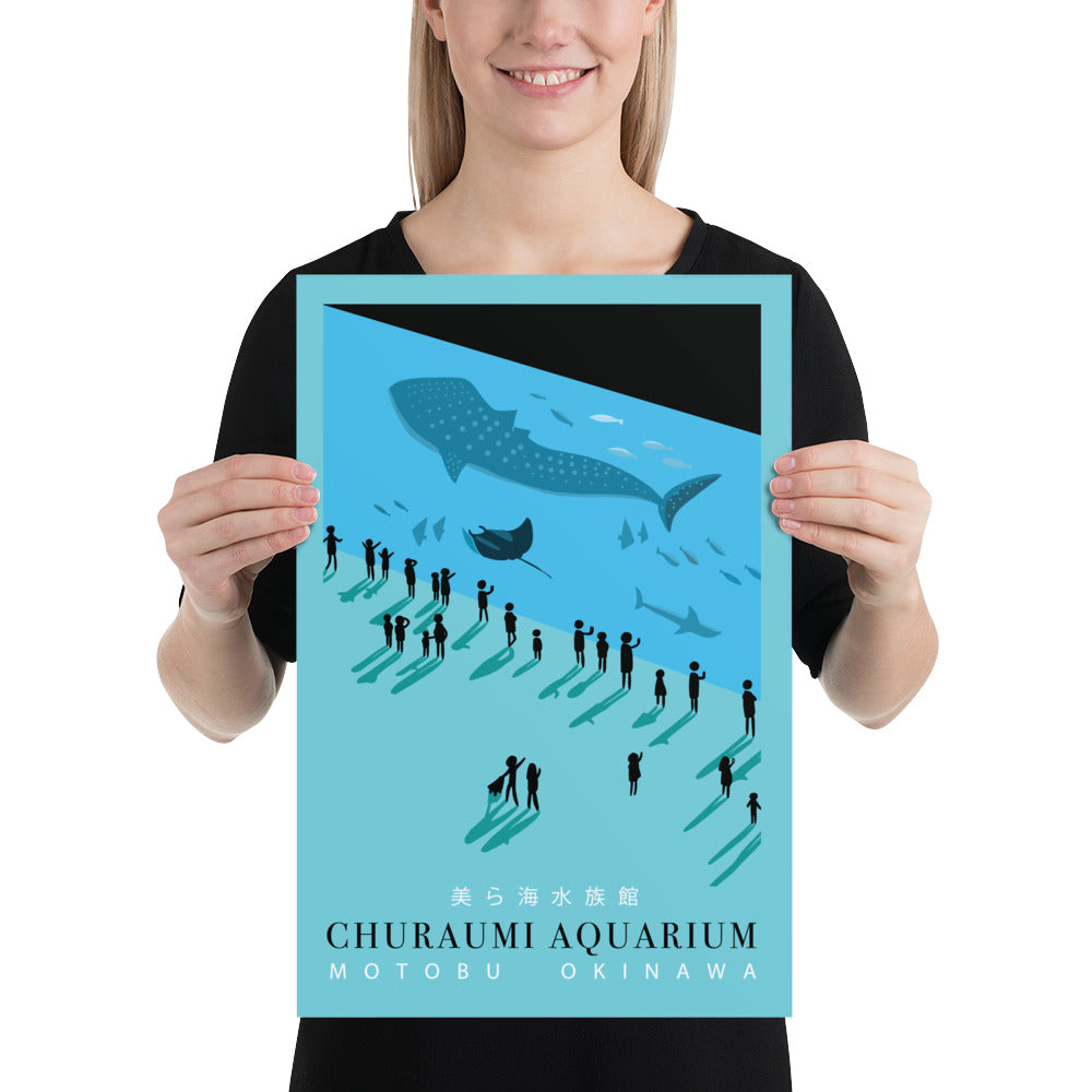 Churaumi Aquarium, Okinawa, Premium Travel Poster
