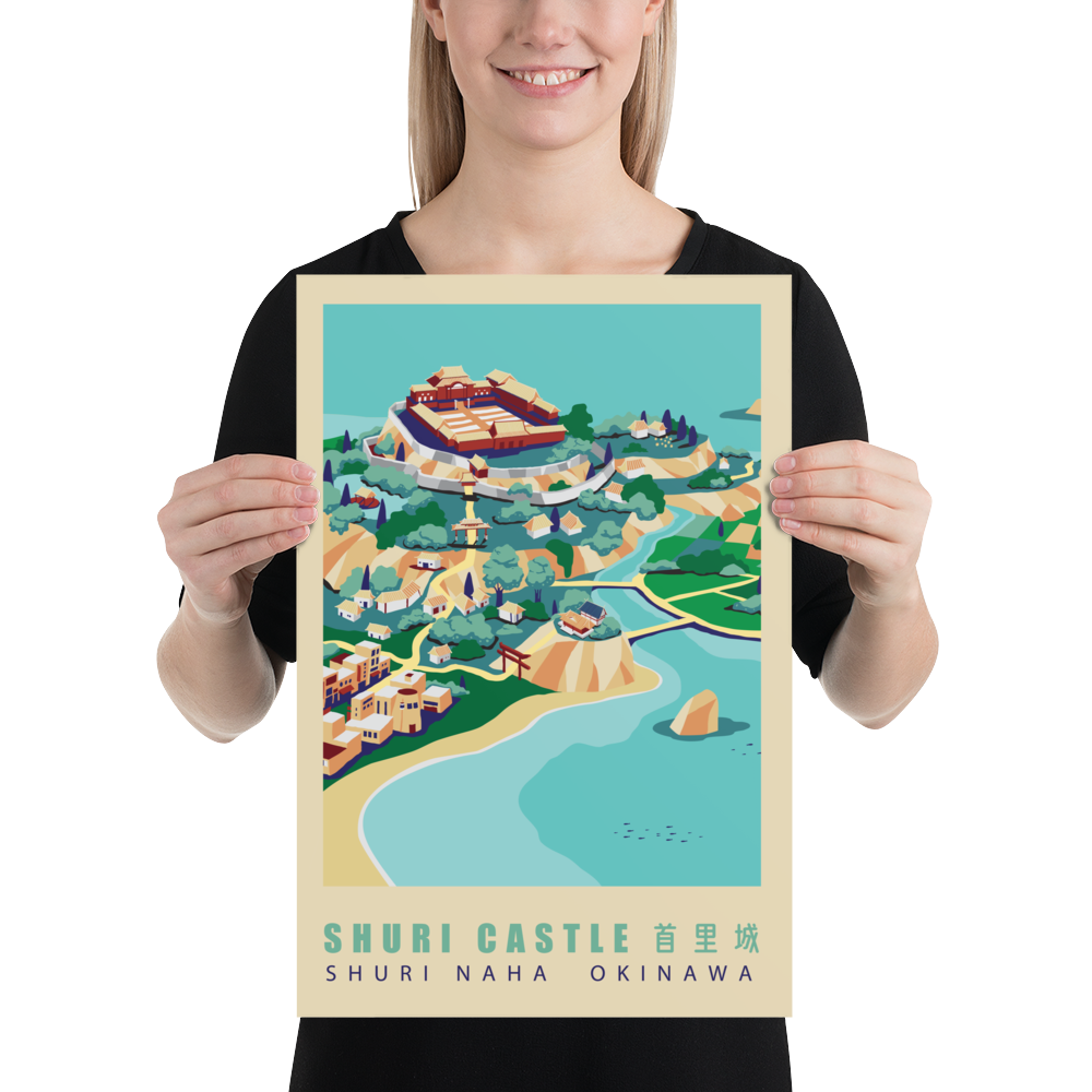 Shuri, Okinawa, Premium Travel Poster