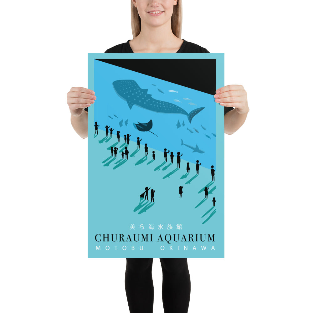 Churaumi Aquarium, Okinawa, Premium Travel Poster
