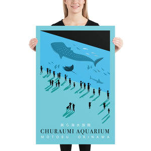 Churaumi Aquarium, Okinawa, Premium Travel Poster