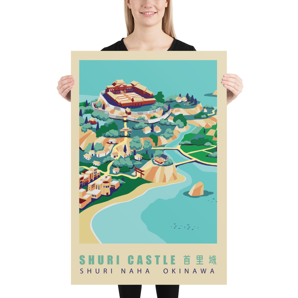 Shuri, Okinawa, Premium Travel Poster
