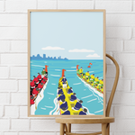 Okinawa Naha Dragon Boat Festival Poster