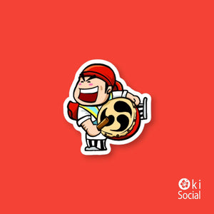 Eisa Drummer Waterproof Sticker
