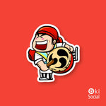 Eisa Drummer Waterproof Sticker