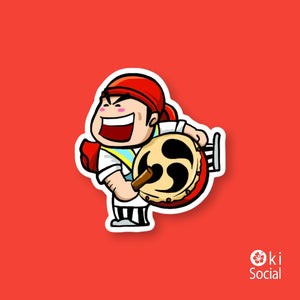 Eisa Drummer Waterproof Sticker