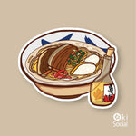 Okinawa Soba Waterproof Sticker