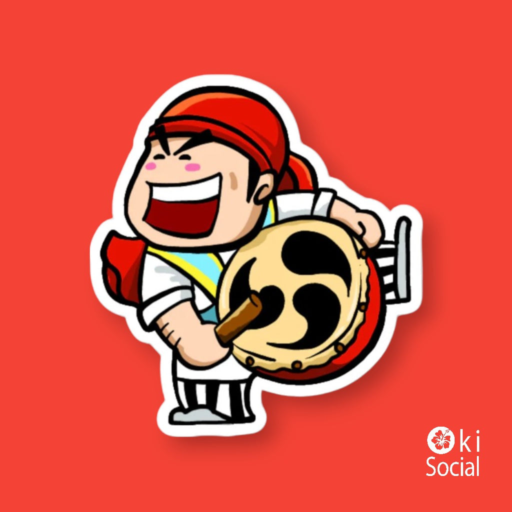 Eisa Drummer Waterproof Sticker