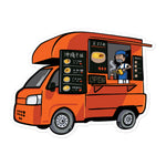 Kei Food Truck Waterproof Sticker