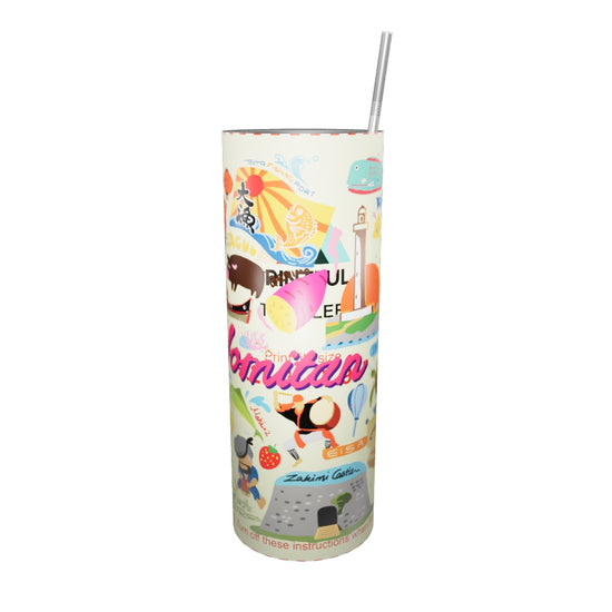 Yomitan Okinawa Inspired 20 Oz. Stainless steel tumbler