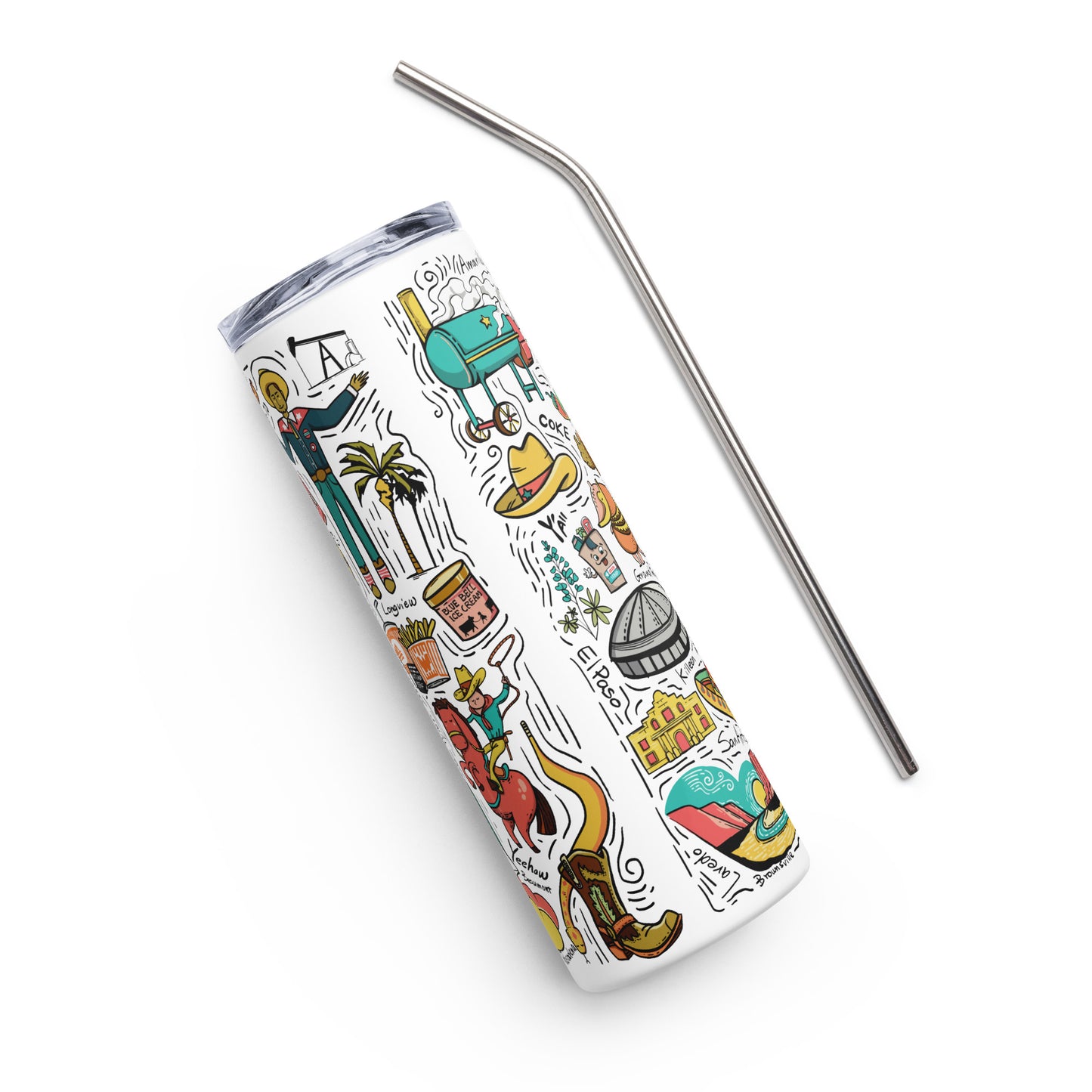 Texas Inspired 20Oz Stainless Steel Tumbler