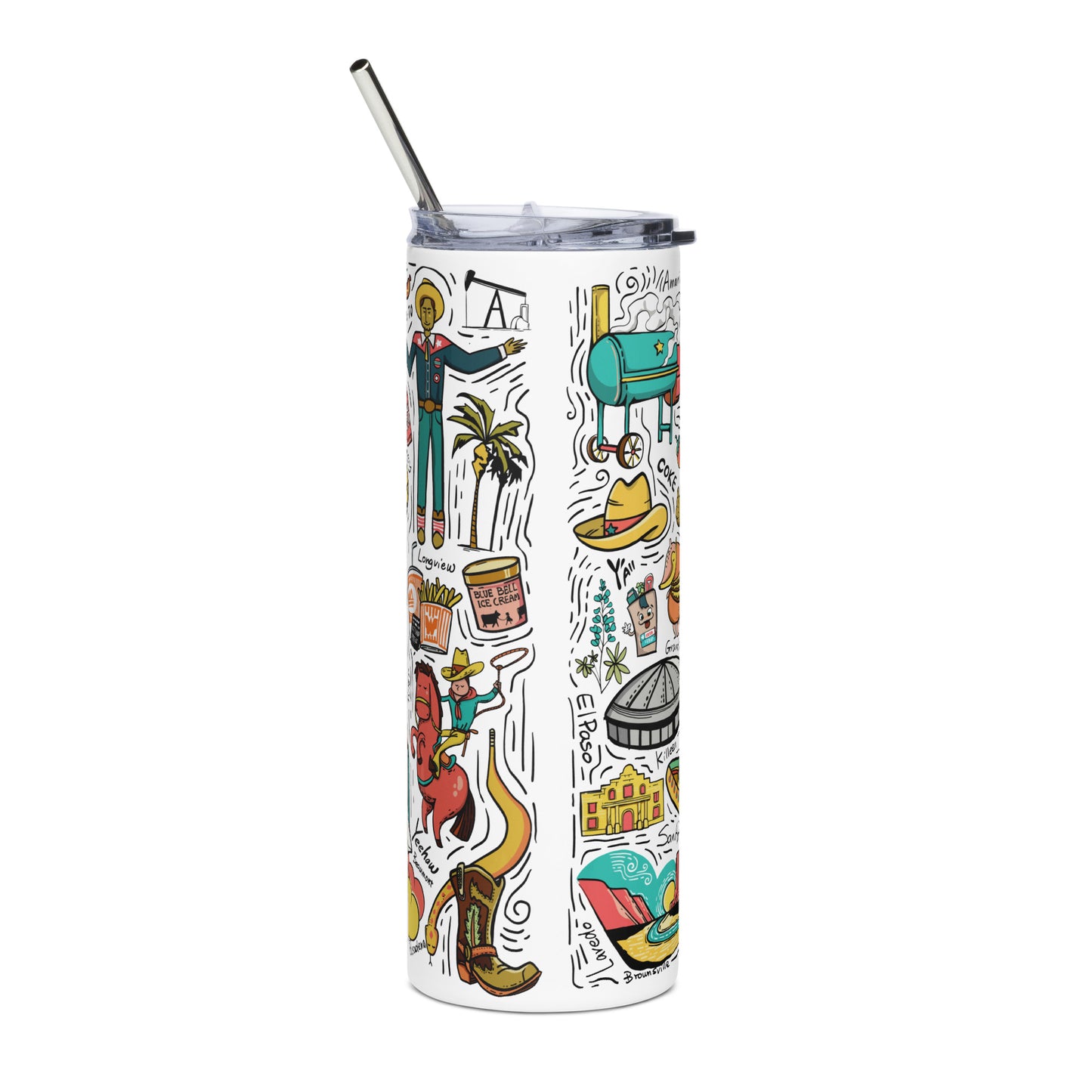 Texas Inspired 20Oz Stainless Steel Tumbler