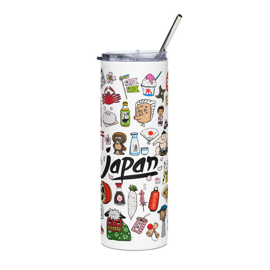 Japan Inspired 20Oz Stainless Steel Tumbler