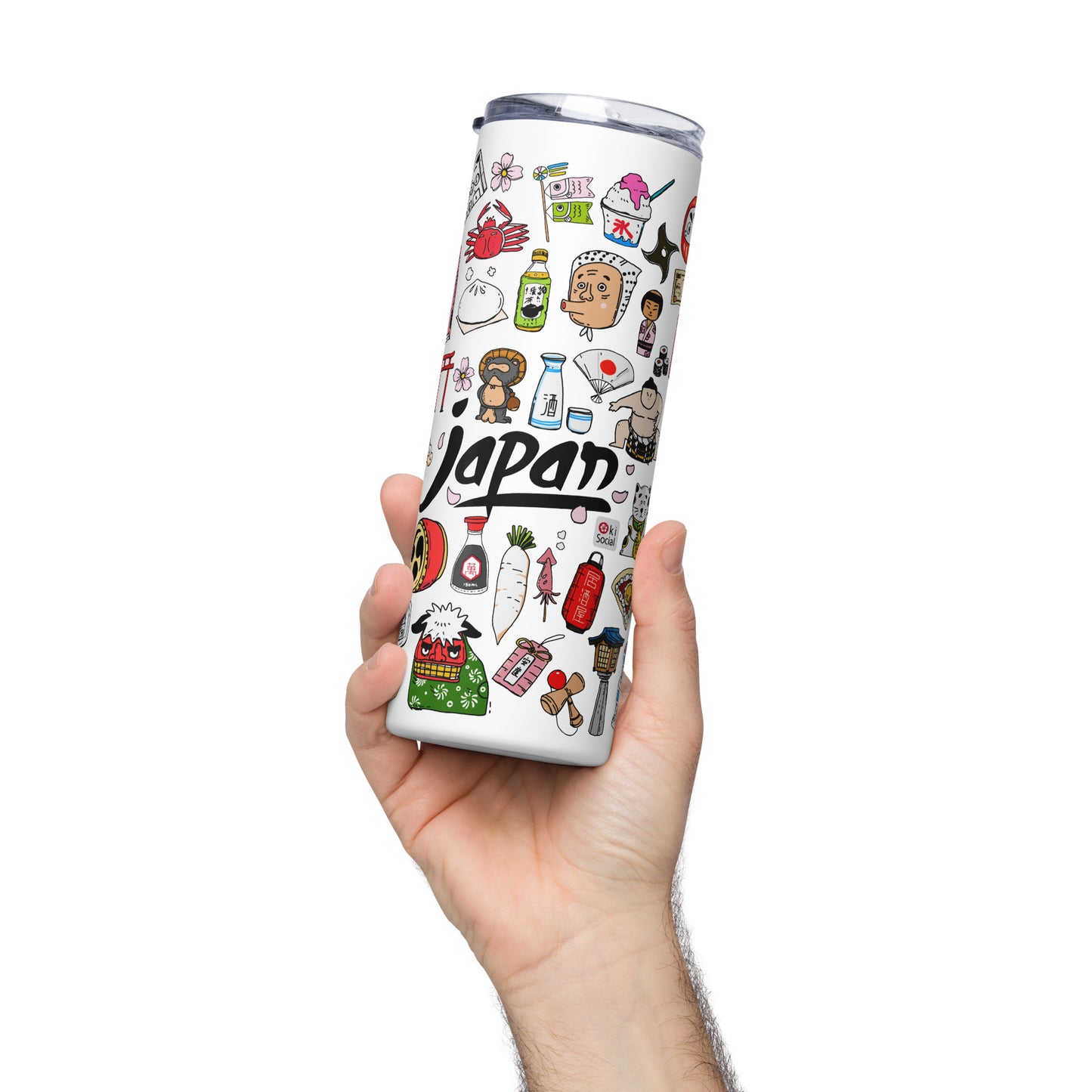 Japan Inspired 20Oz Stainless Steel Tumbler