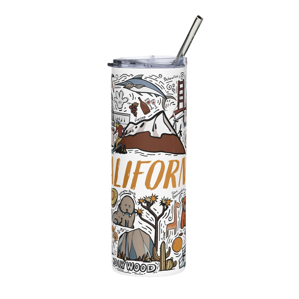 California Inspired 20Oz Stainless Steel Tumbler