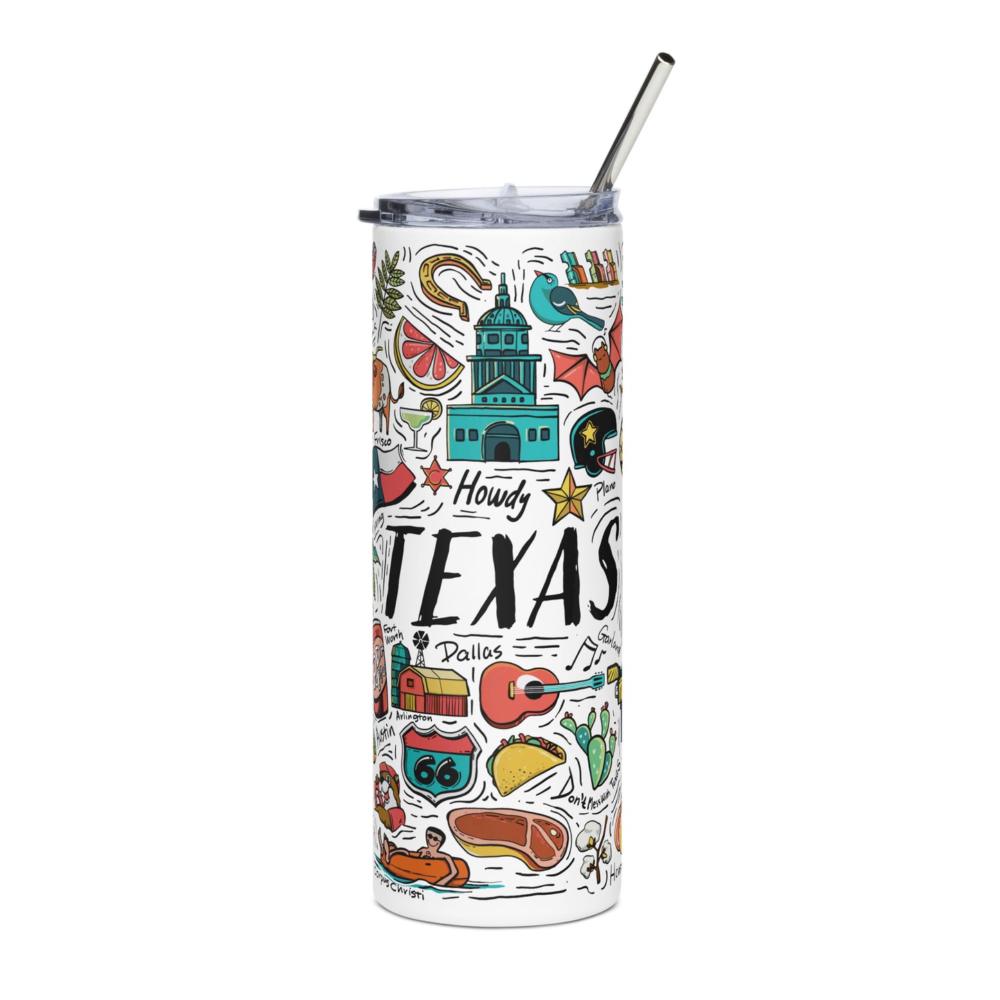 Texas Inspired 20Oz Stainless Steel Tumbler
