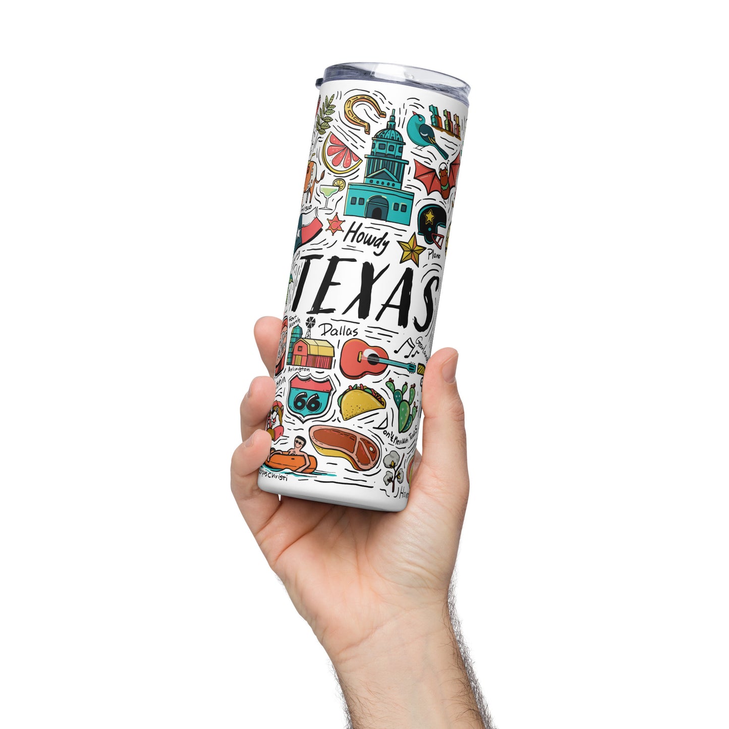 Texas Inspired 20Oz Stainless Steel Tumbler