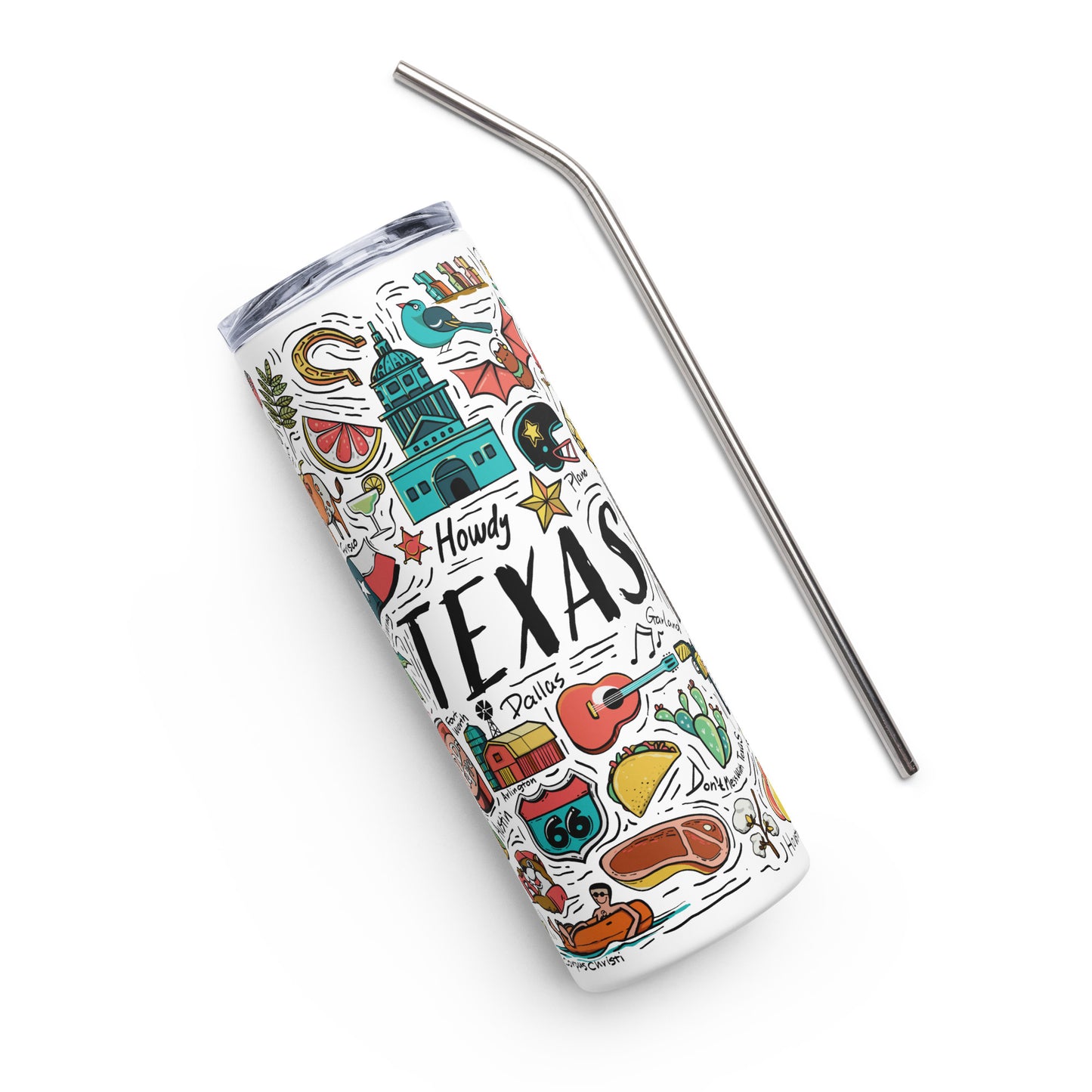 Texas Inspired 20Oz Stainless Steel Tumbler