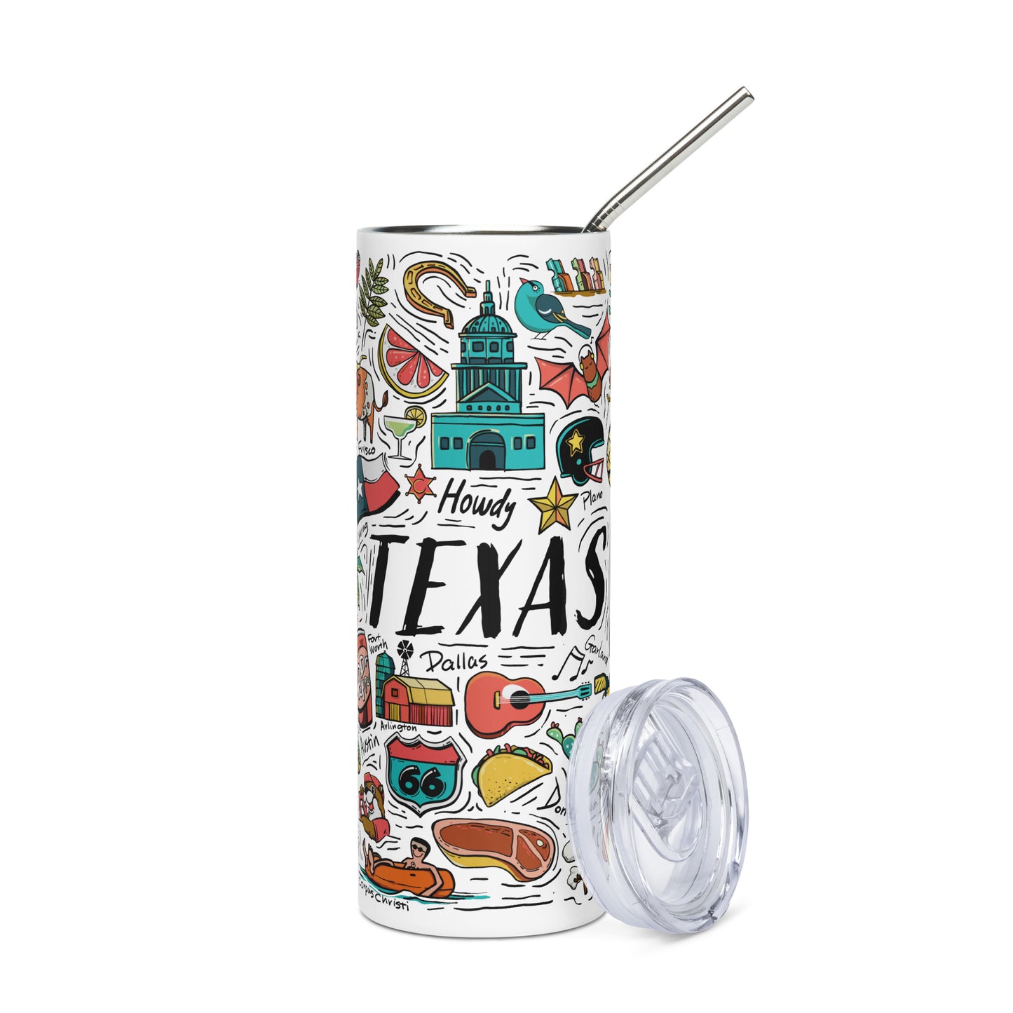 Texas Inspired 20Oz Stainless Steel Tumbler