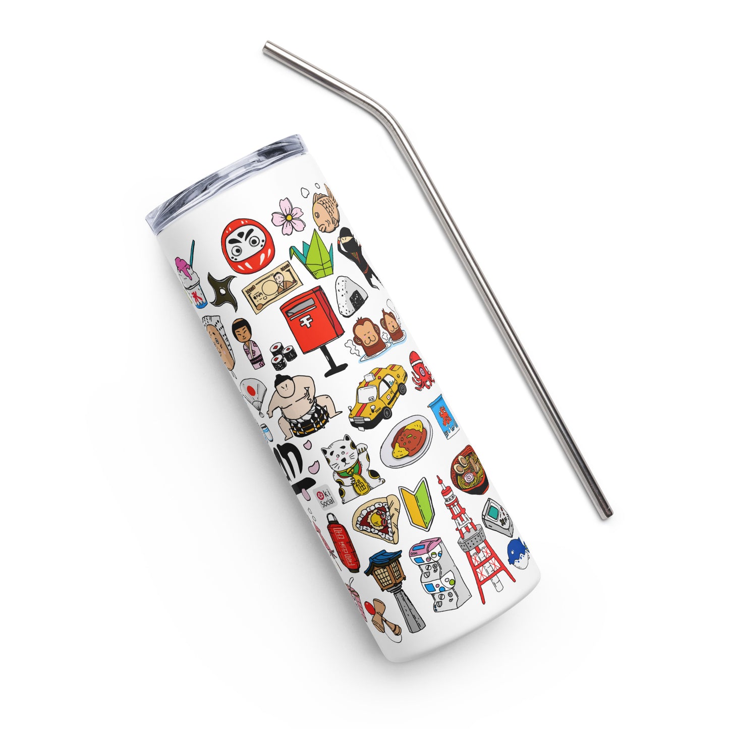 Japan Inspired 20Oz Stainless Steel Tumbler