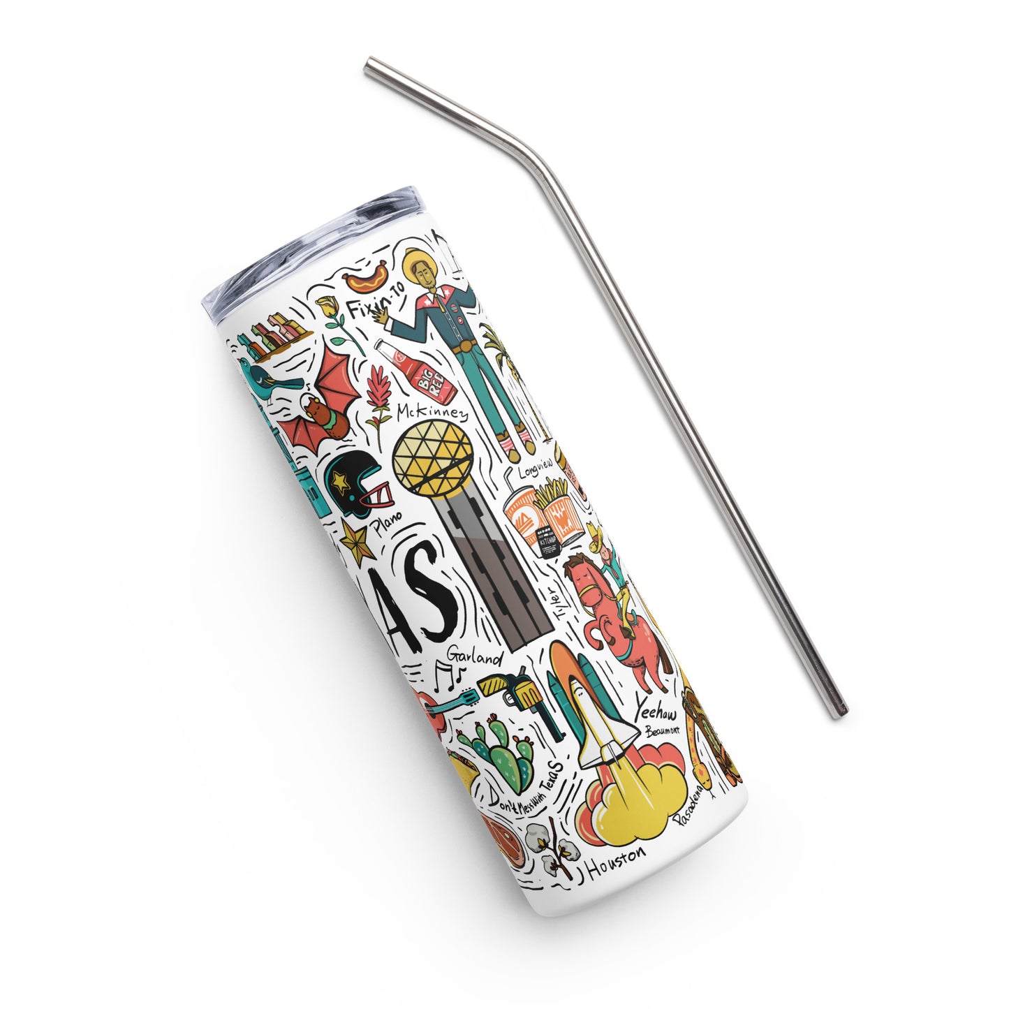 Texas Inspired 20Oz Stainless Steel Tumbler