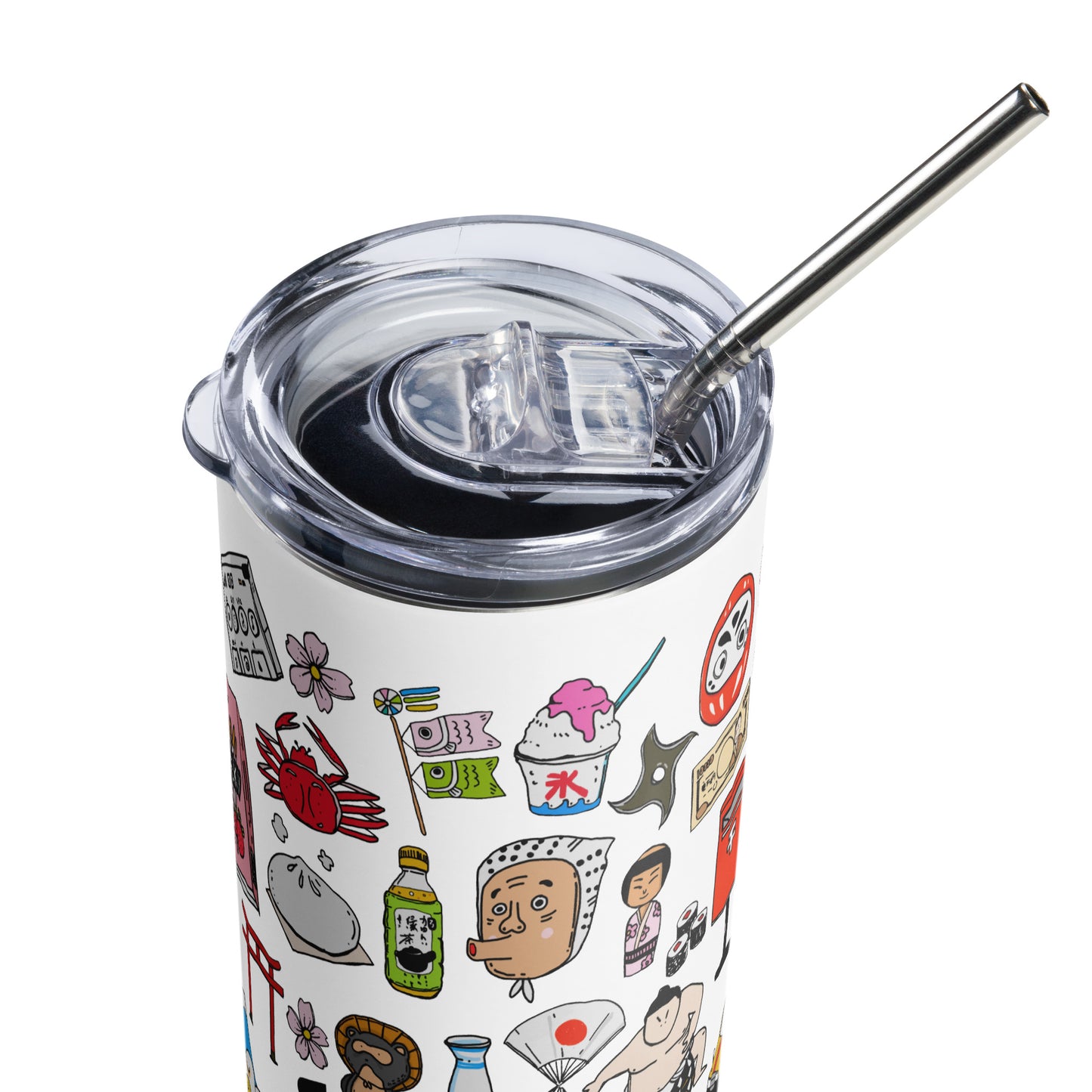 Japan Inspired 20Oz Stainless Steel Tumbler
