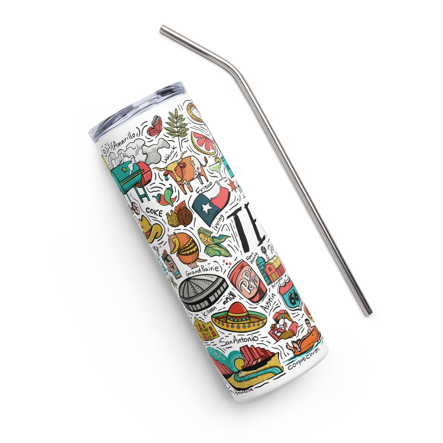 Texas Inspired 20Oz Stainless Steel Tumbler