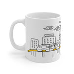 Coffee Mug - Happiness in Okinawa is riding the monorail in Naha