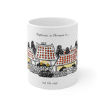 Happiness In Okinawa is...Red Tile Roof - Mug 11oz