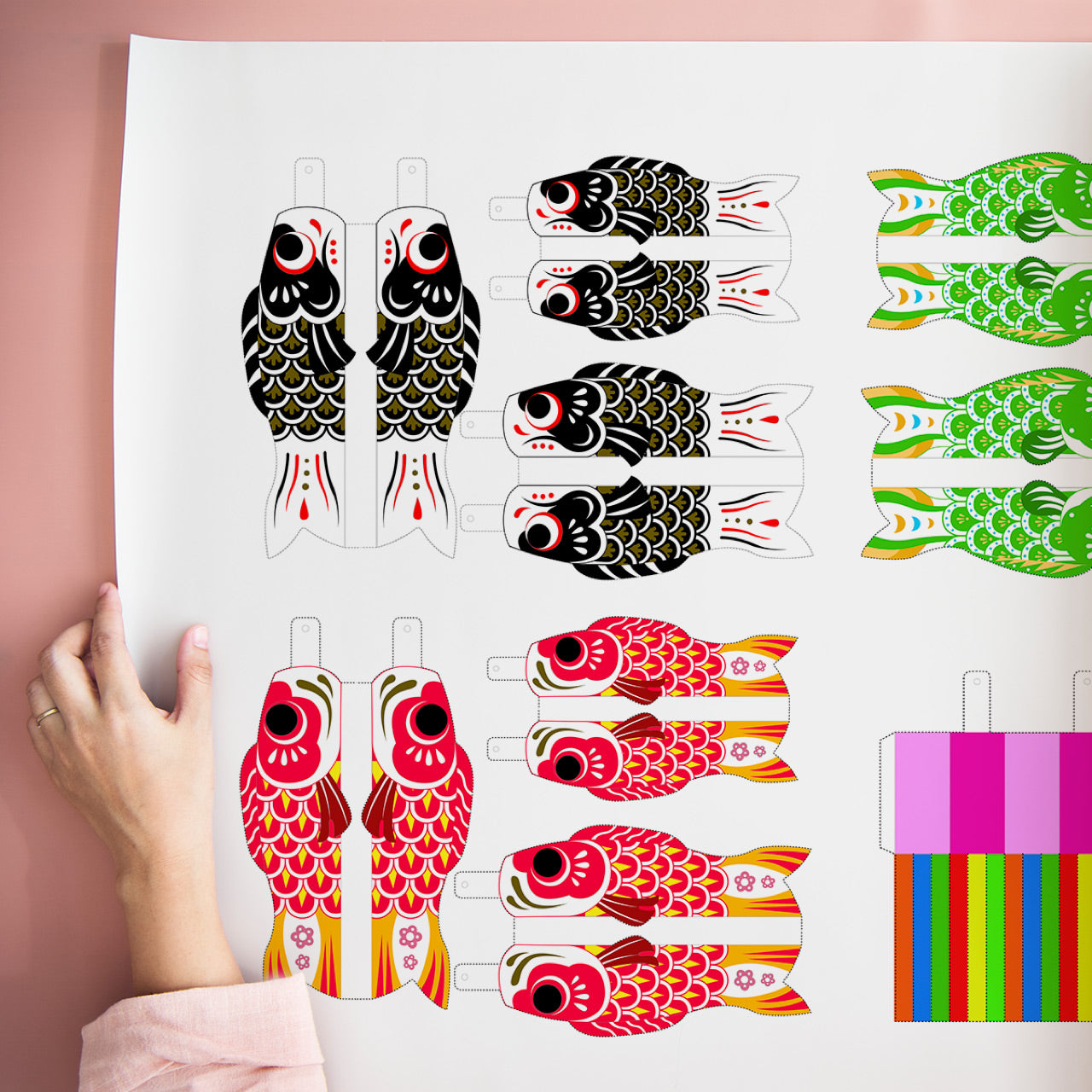 Koinobori DIY Kit