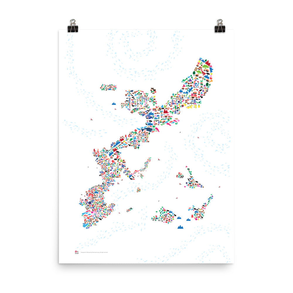 Okinawa Story Map Poster - 2020 Summer Special Edition