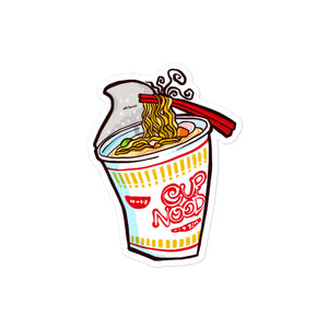 Cup Noodle Waterproof Sticker