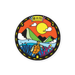Okinawa Kerama Island Manhole Cover Waterproof Sticker