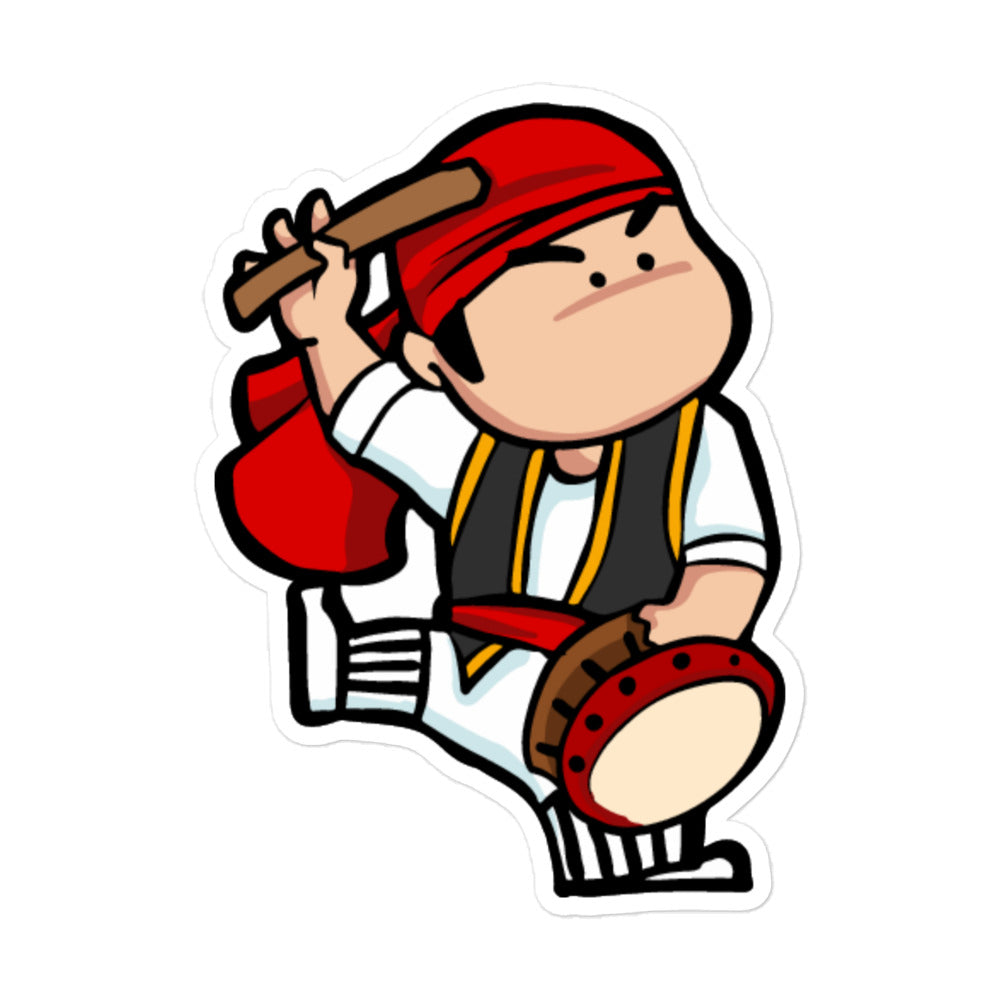 Eisa Small Drummer Waterproof Sticker