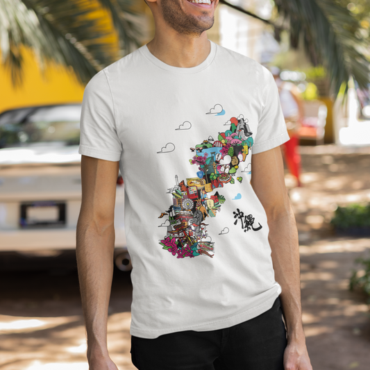 Okinawa Story Map 2022 Edition Unisex Tee