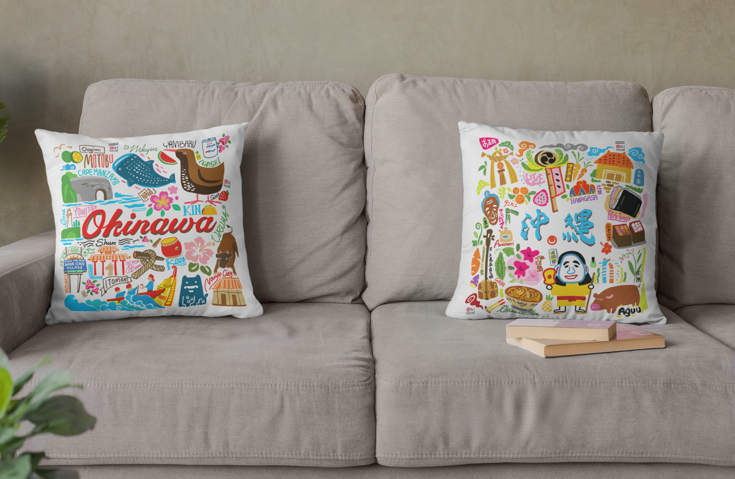 Okinawa Memories 18" Pillow Case II