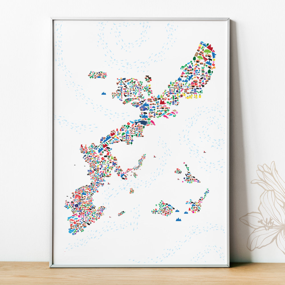 Okinawa Story Map Poster - 2020 Summer Special Edition