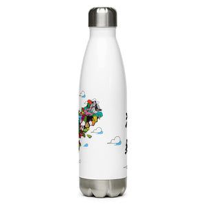 Stainless Steel Water Bottle with Okinawa Story Map 2022 Edition
