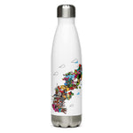 Stainless Steel Water Bottle with Okinawa Story Map 2022 Edition