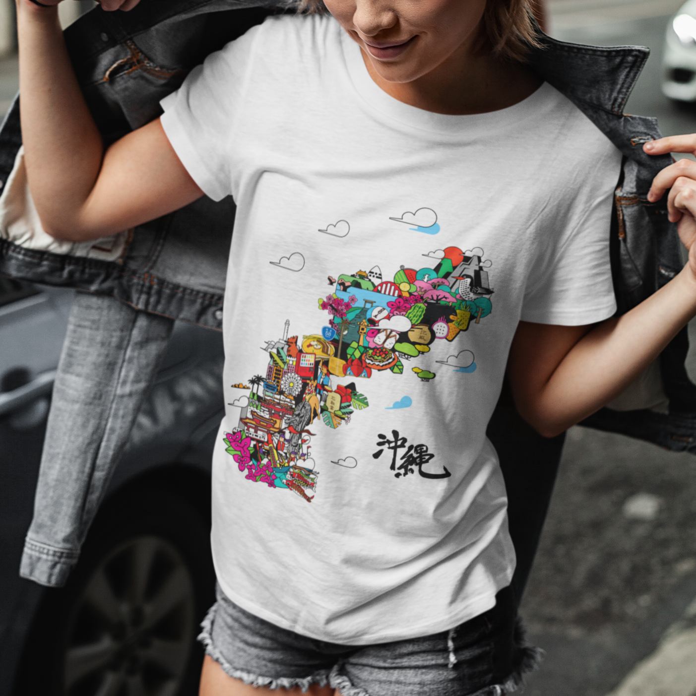 Okinawa Story Map 2022 Edition Unisex Tee