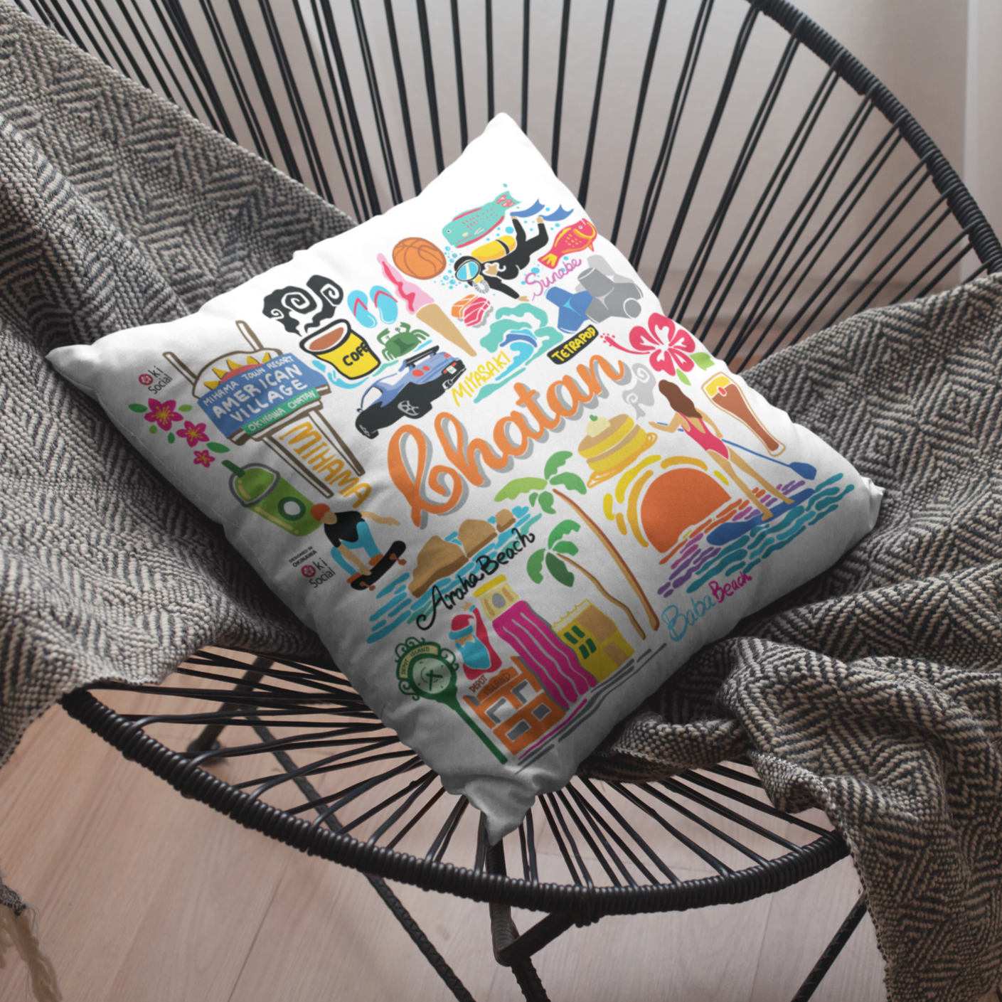 Chatan Life 18" Pillow Case