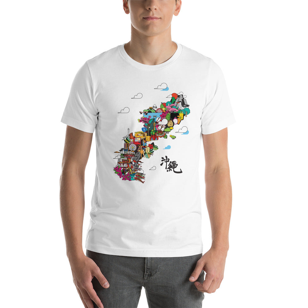 Okinawa Story Map 2022 Edition Unisex Tee